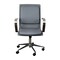 Flash Furniture Gray LeatherSoft Office Chair with Chrome Arms GO-21111B-GY-CHR-GG - alternate 3